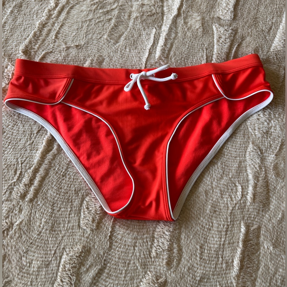 Xhilaration Retro Orange Bikini Swimsuit Bottom